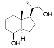 (1R,3AR,7AR)-1-((S)-1-羟丙基-2-基)-7A-甲基八氢-1H-茚-4-醇 CAS号 185997-26-6 结构式