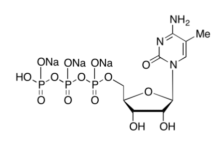 5-甲基胞苷 5'-三磷酸酯 CAS 327174-86-7 结构式