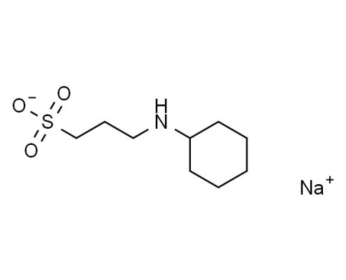 3-(环已氨基)-1-丙磺酸钠 CAS号 105140-23-6 结构式