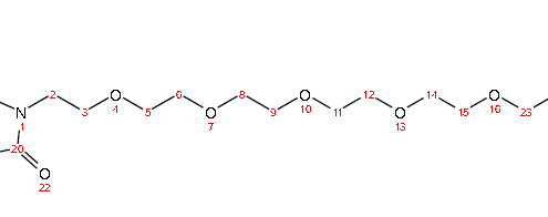 结构式 Mal-PEG5-炔丙基 CAS 2514947-01-2